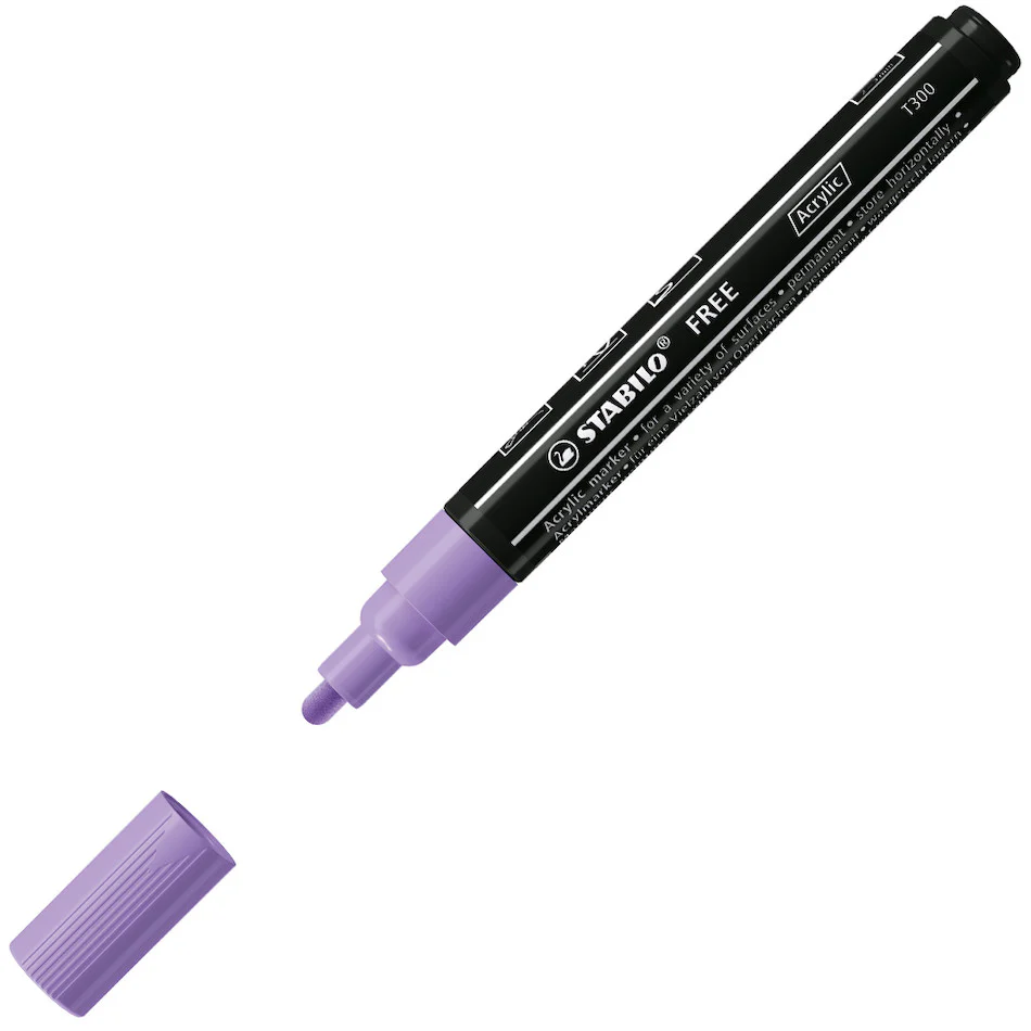 STABILO FREE T300 Acrylic Marker Pen Bullet Tip 2-3mm - Image 17
