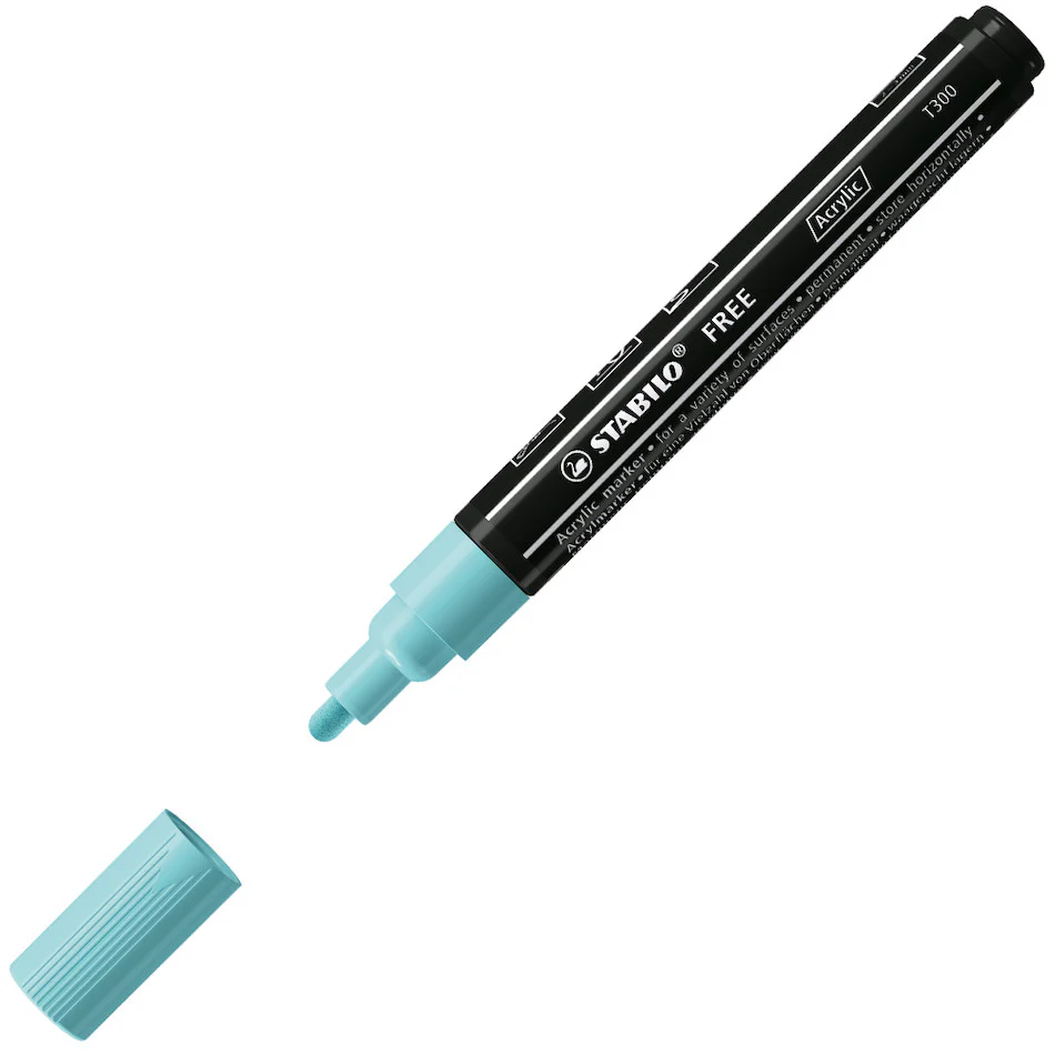STABILO FREE T300 Acrylic Marker Pen Bullet Tip 2-3mm - Image 3