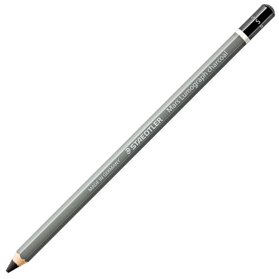 Staedtler Mars Lumograph Charcoal Set of 3 + Blender - Image 3