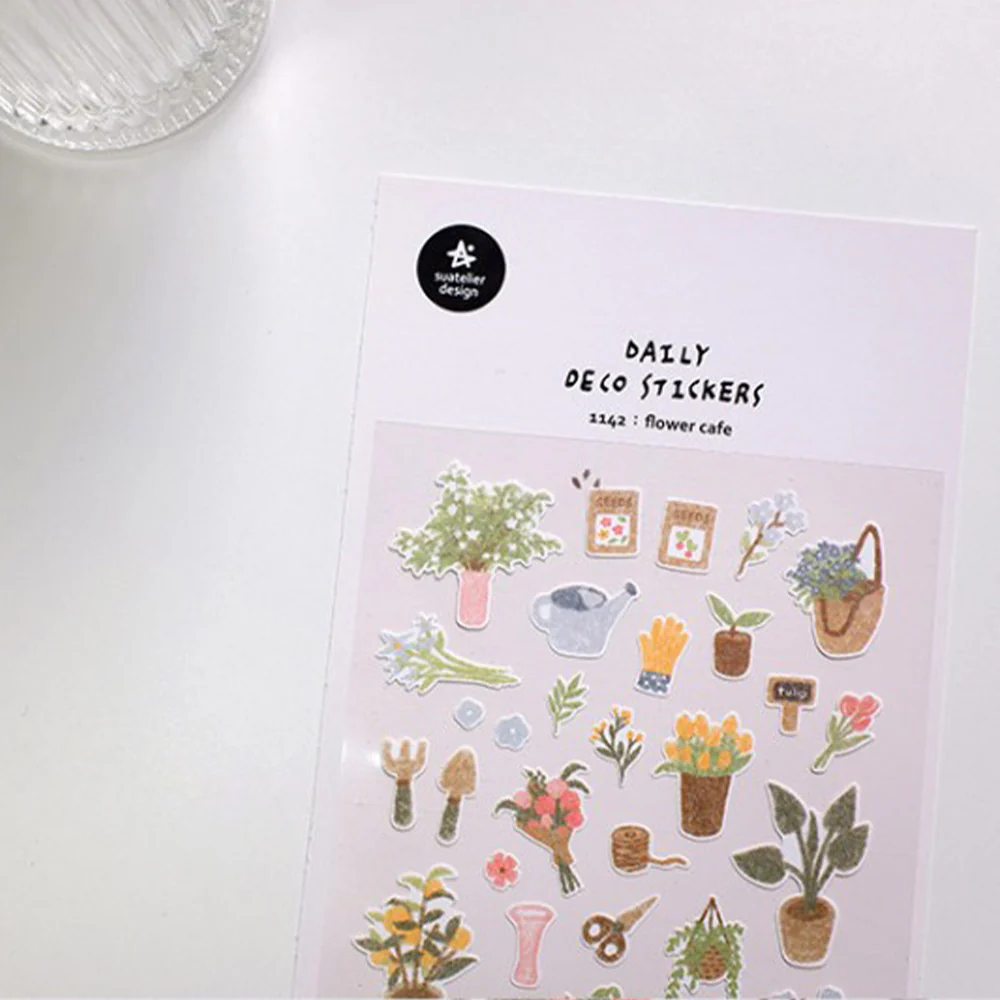 Suatelier Sticker Flower Cafe (1142) - Image 3