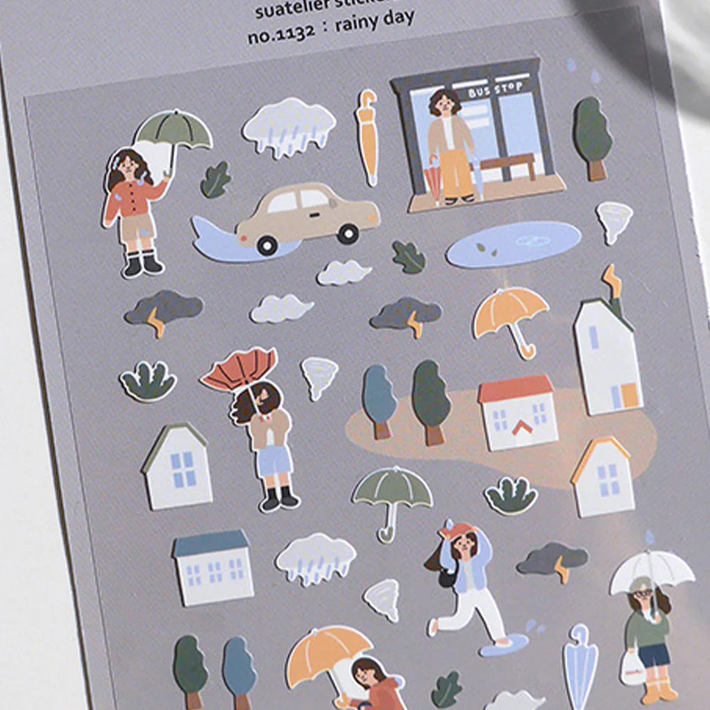 Suatelier Sticker Rainy Day (1132) - Image 3