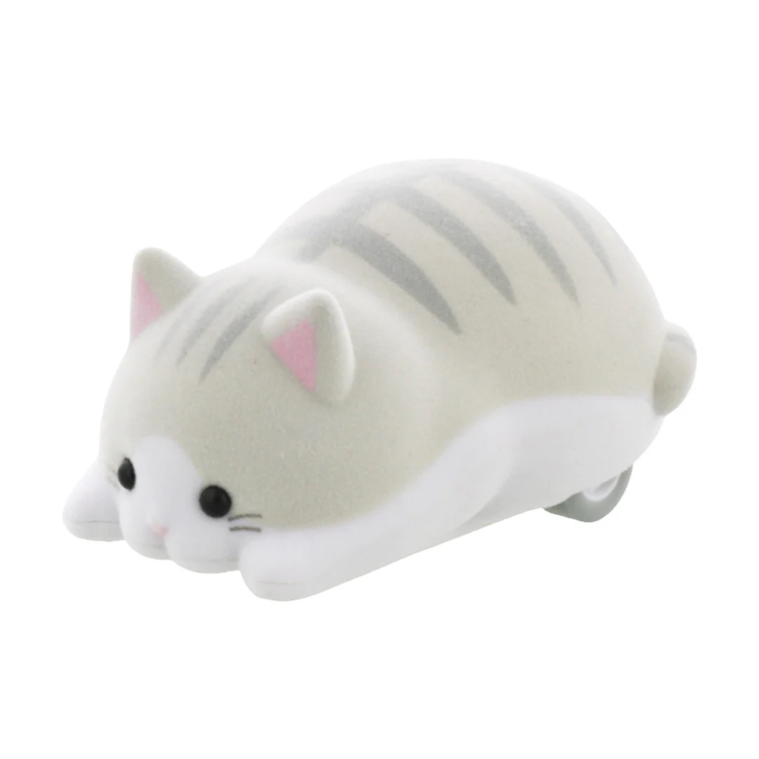 Sun-Star MOGU MOGU ZOO Desk Cleaner Silver Tabby Cat