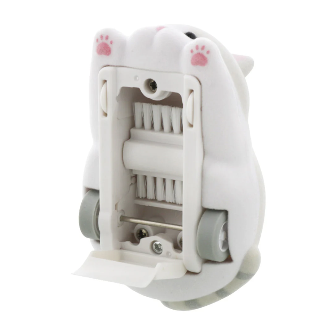 Sun-Star MOGU MOGU ZOO Desk Cleaner Silver Tabby Cat - Image 3