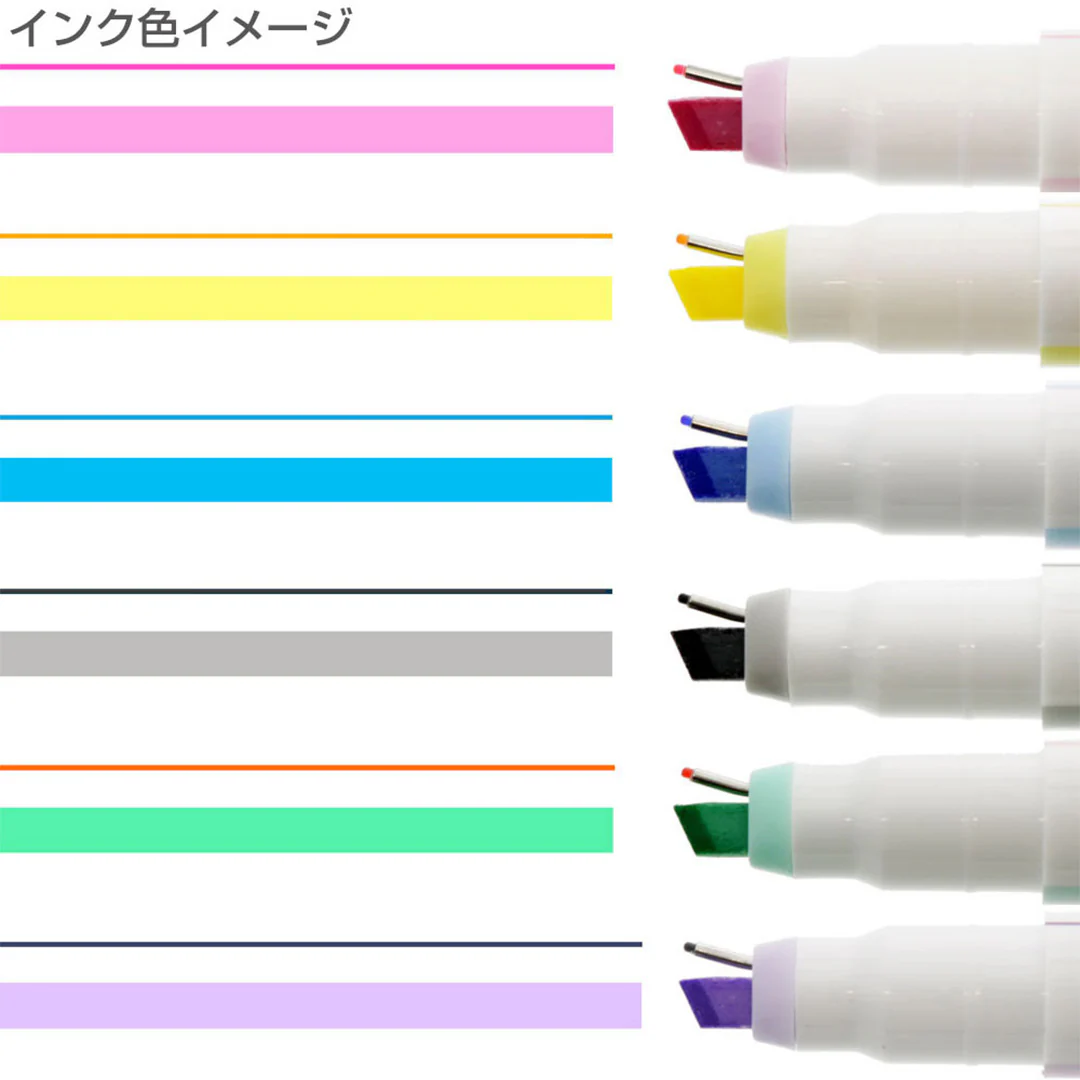 Sun-Star NINIPIE Highlight and Mark Pen Set of 6 - Image 3
