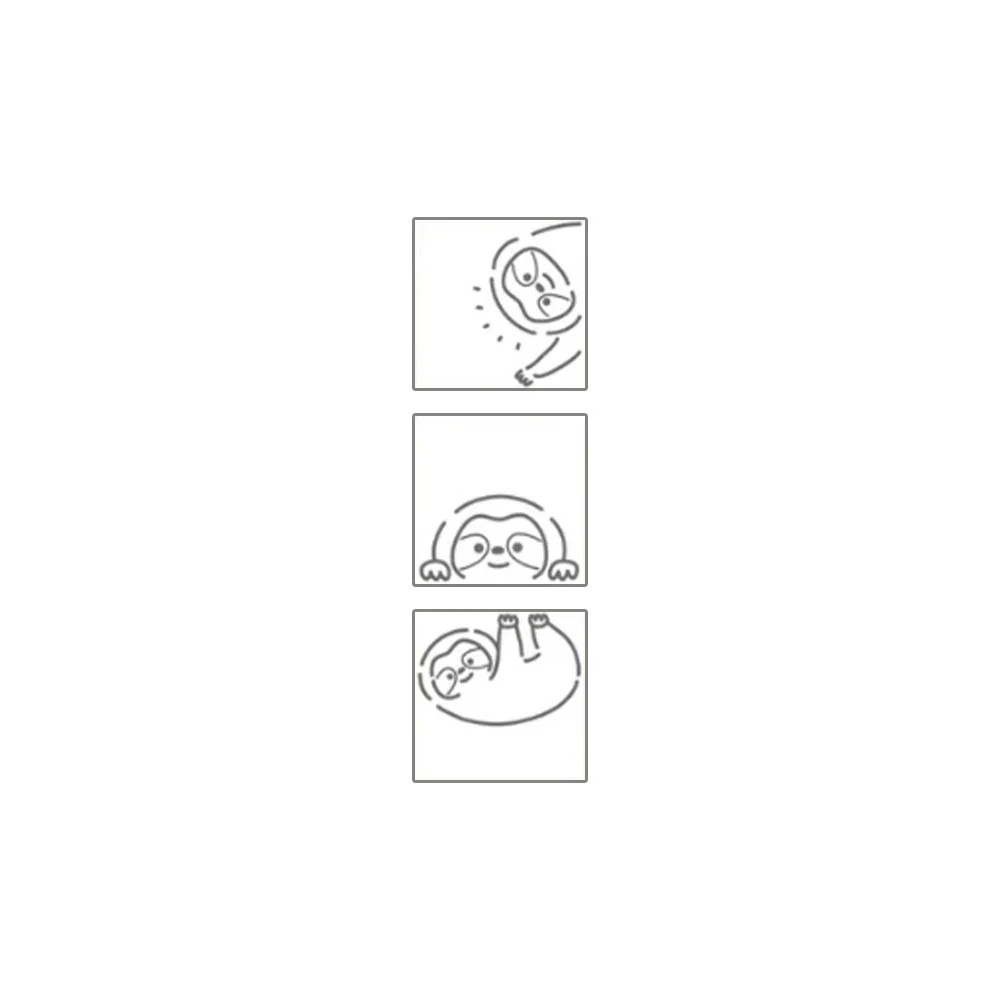 Sun-Star Peekaboo Stamp Sloth - Image 2