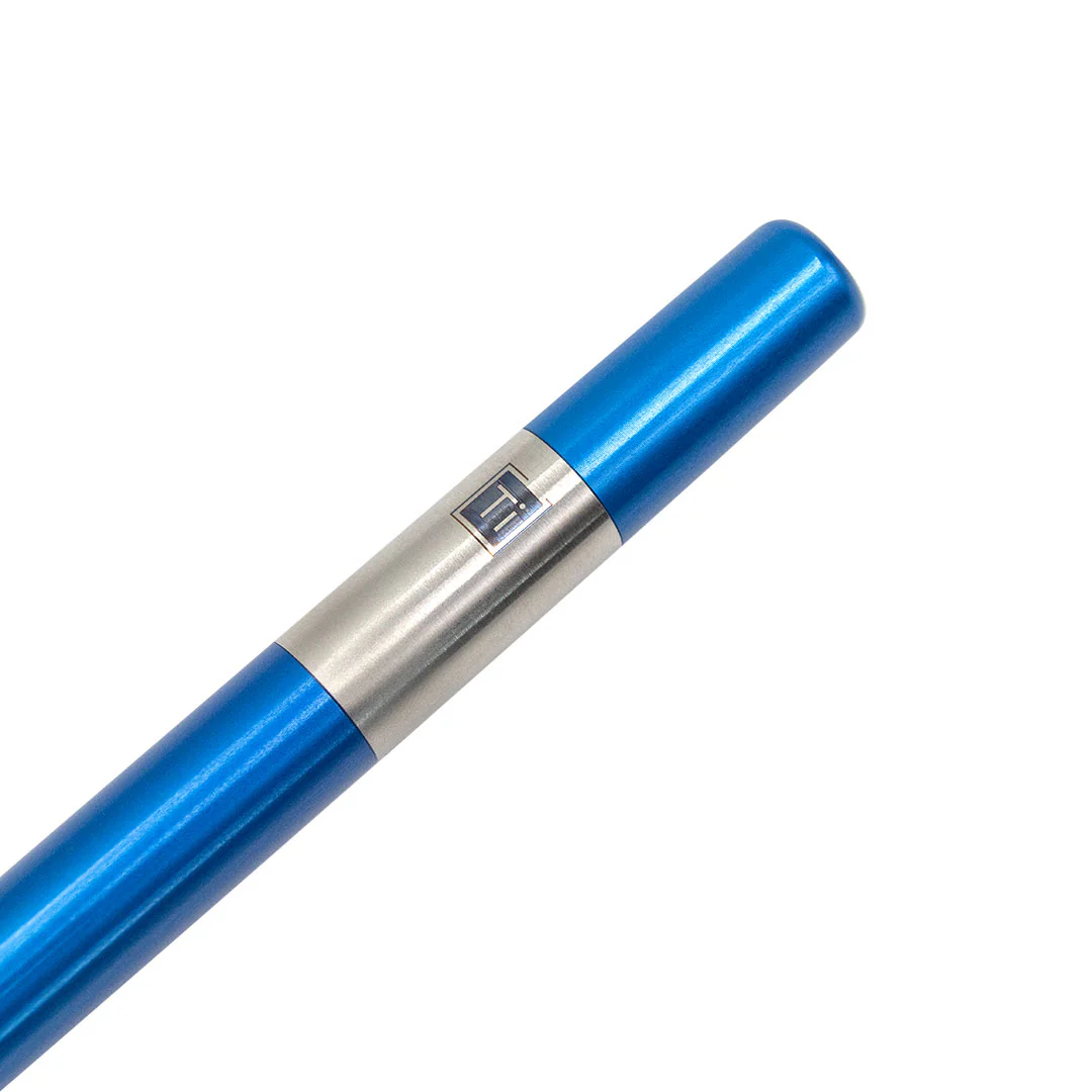 The Good Blue L130 Aluminium and Brass Fountain Pen Azure Blue - Image 5