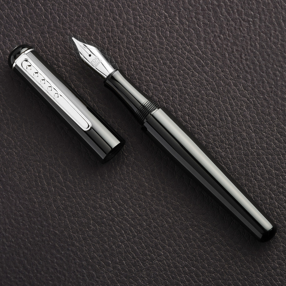 Tom Hessin Charles Collection Fountain Pen Birmingham Noir - Image 2