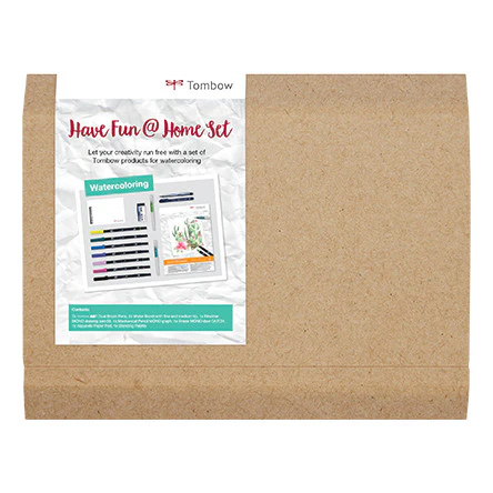 Tombow Have Fun at Home Set Watercolouring