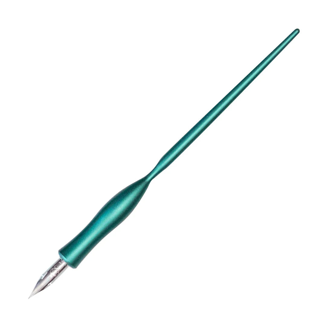 Tom's Studio Flourish Curve Straight Nib Holder Ivy