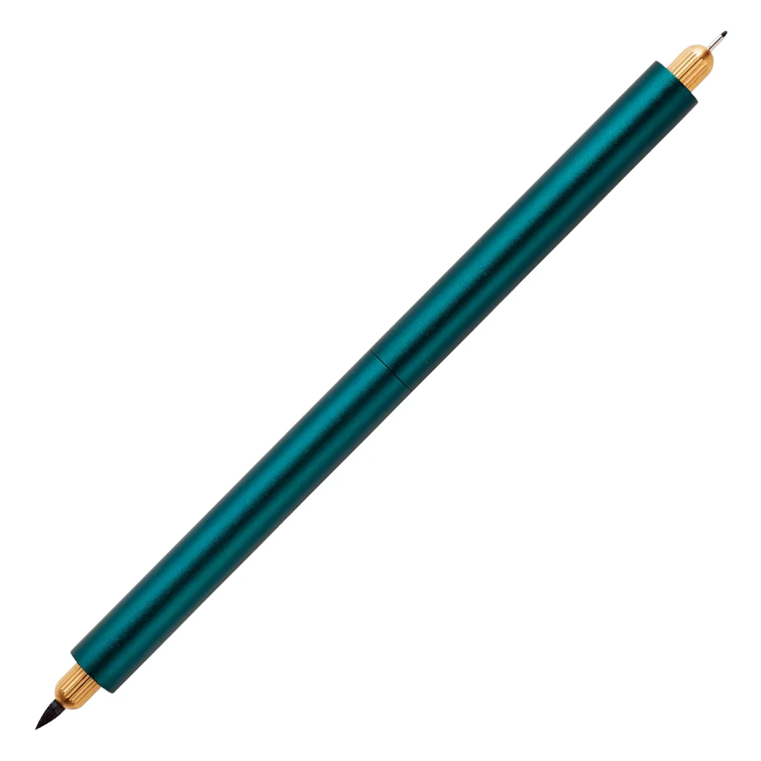 Tom's Studio Lumos Refillable Duo Tip Fineliner and Brush Pen Ivy