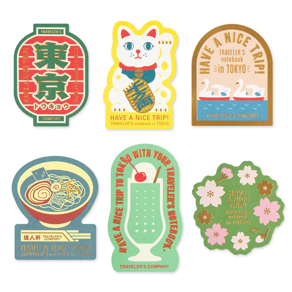 TRAVELER'S COMPANY Notebook Tokyo Sticker Set - Image 3