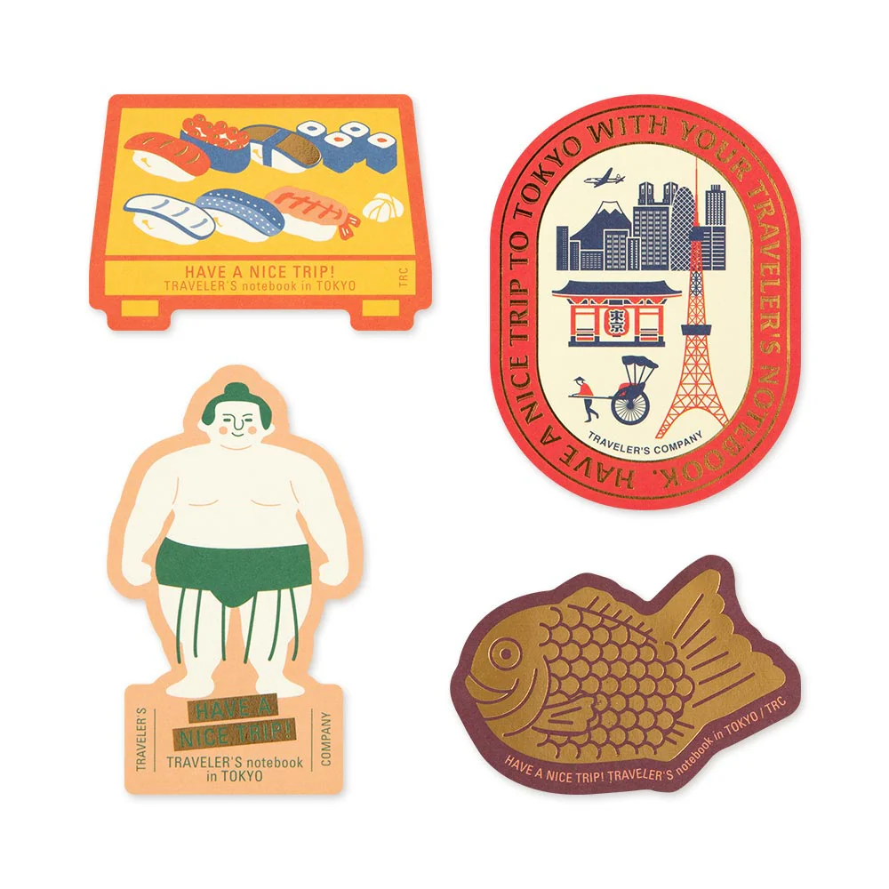 TRAVELER'S COMPANY Notebook Tokyo Sticker Set - Image 4