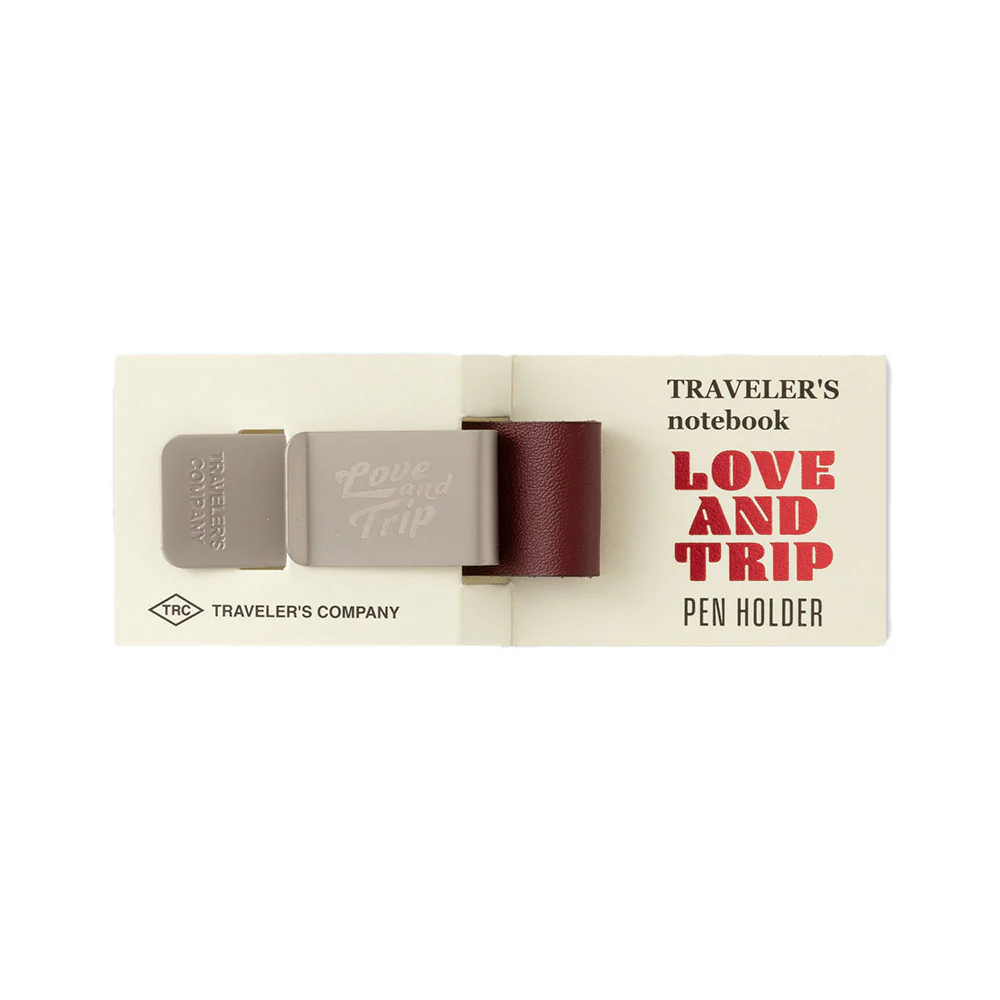 TRAVELER'S COMPANY Pen Holder LOVE AND TRIP Red - Image 4