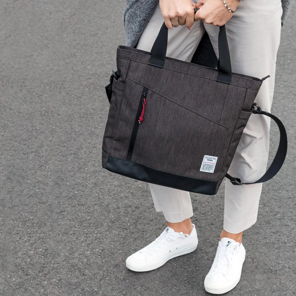 Troika Business Shoulder Bag  Anthracite/Black - Image 4