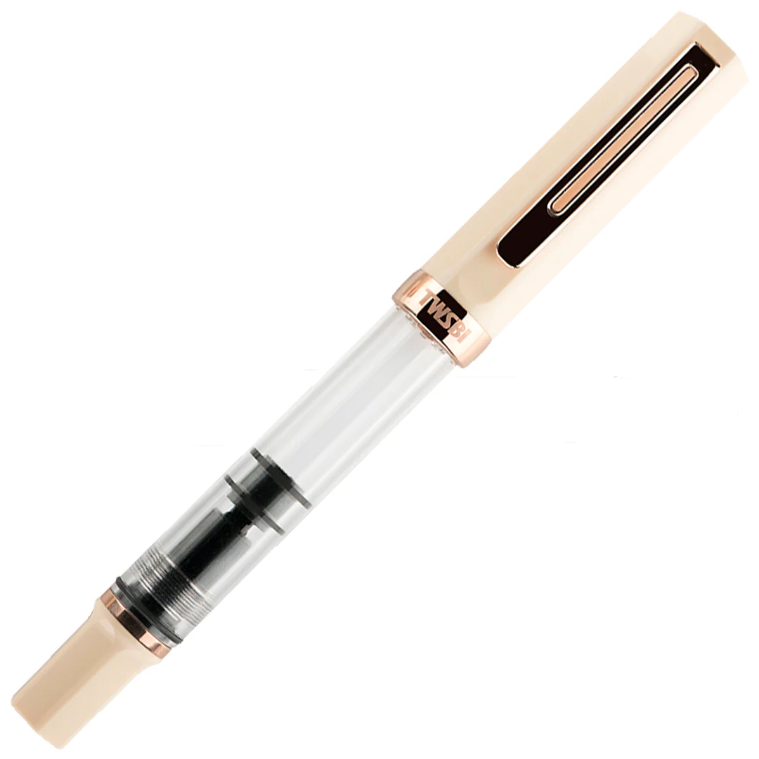 TWSBI ECO Fountain Pen Creme with Rose Gold - Image 4