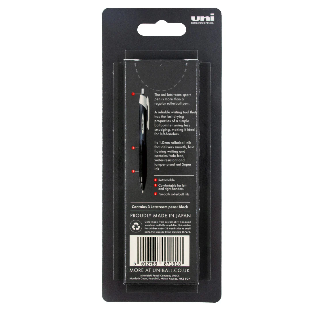 Uni-ball Jetstream Sport Quick-Drying Rollerball Pen Sxn-150S - Image 2