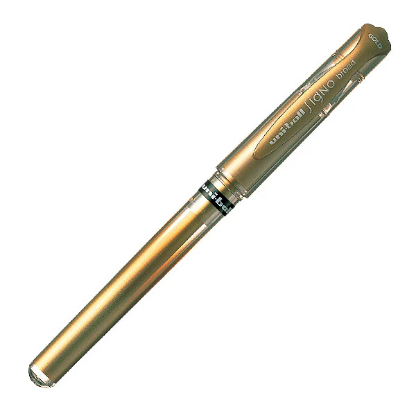 Uni-ball Signo Broad Gel Rollerball Pen UM-153 Metallic - Image 2