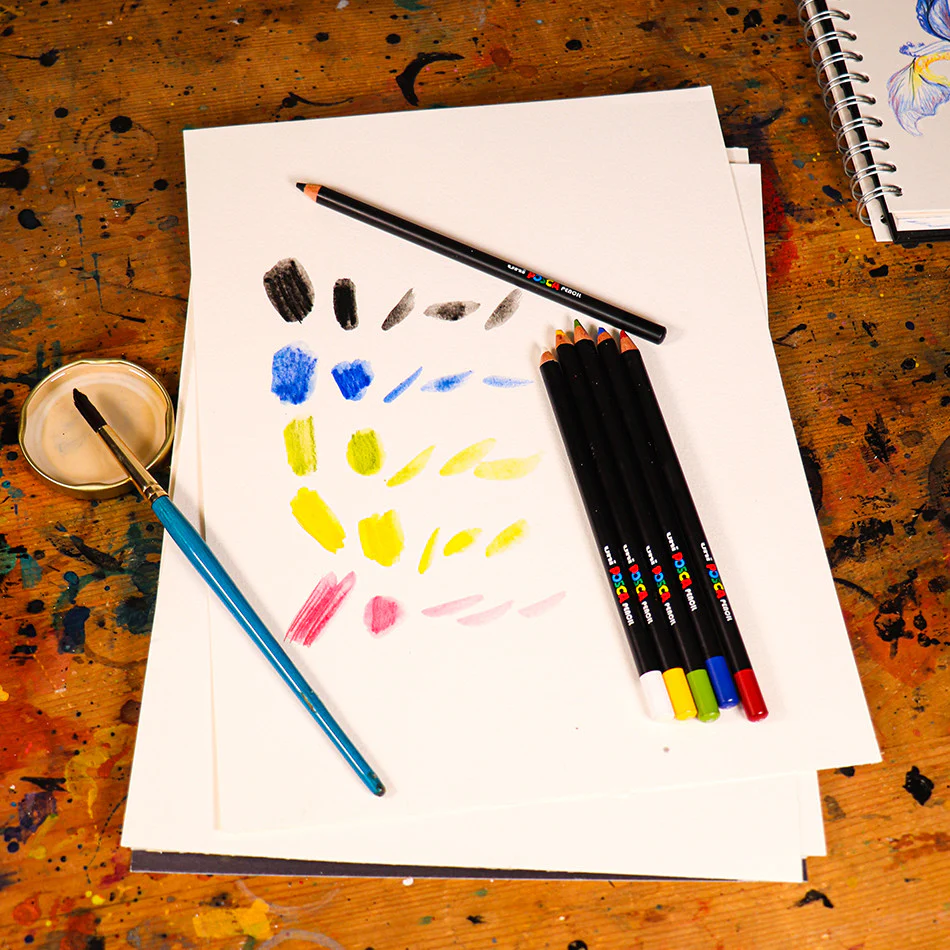 Uni POSCA Pencil Assorted Set of 6 Earth - Image 2
