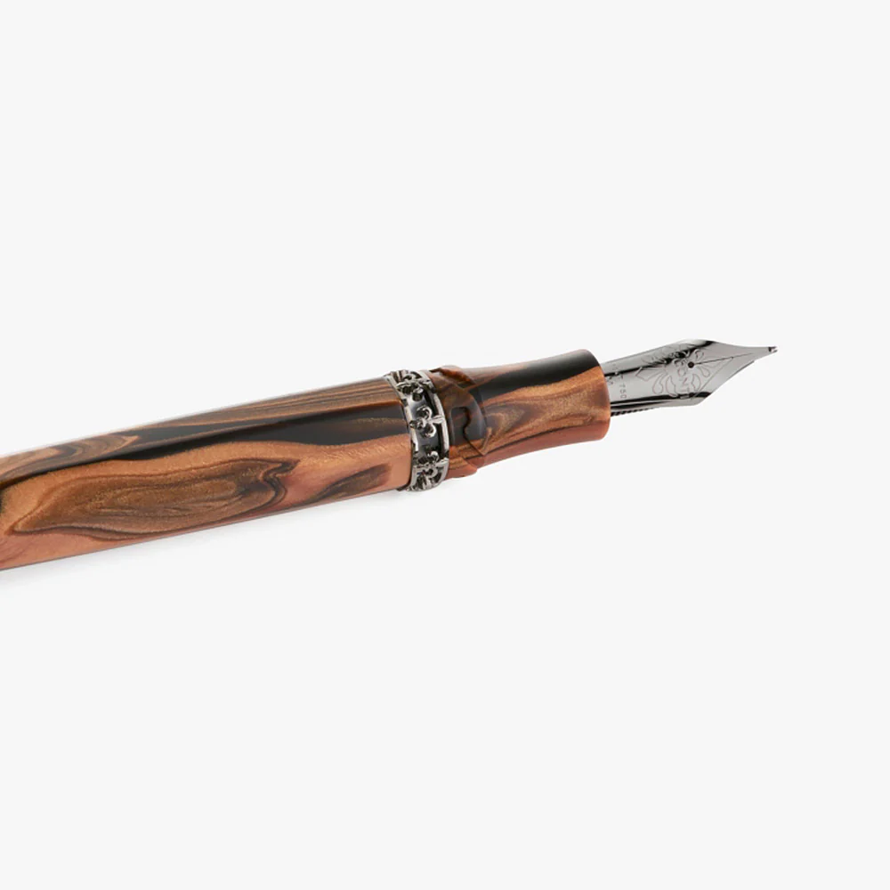 Visconti Medici Radica DS Ruthenium Fountain Pen - Image 3