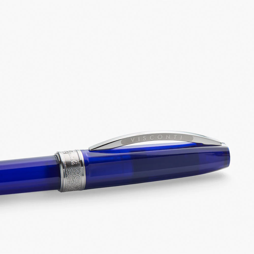 Visconti Michelangelo Rollerball Pen Translucent Blue - Image 3