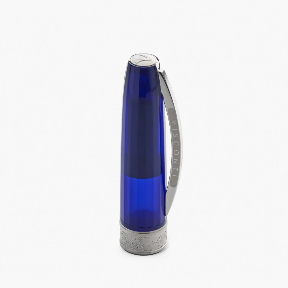 Visconti Michelangelo Rollerball Pen Translucent Blue - Image 4