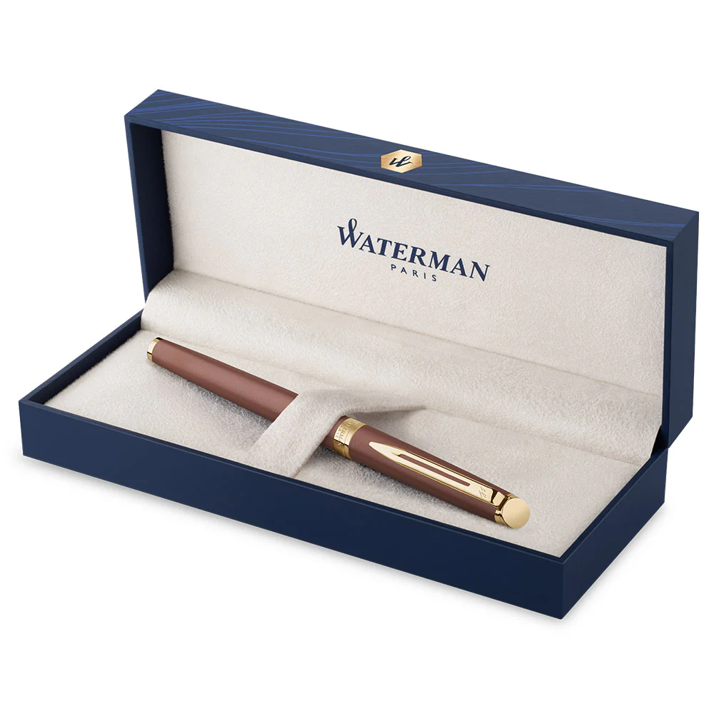 Waterman Hemisphere Fountain Pen Copper Red with Gold Trim - Image 2