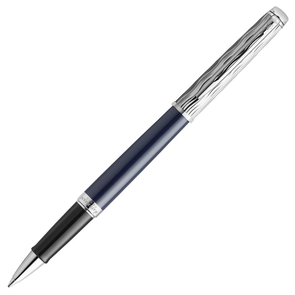 Waterman Hemisphere Rollerball Pen Special Edition Blue with Chrome Trim