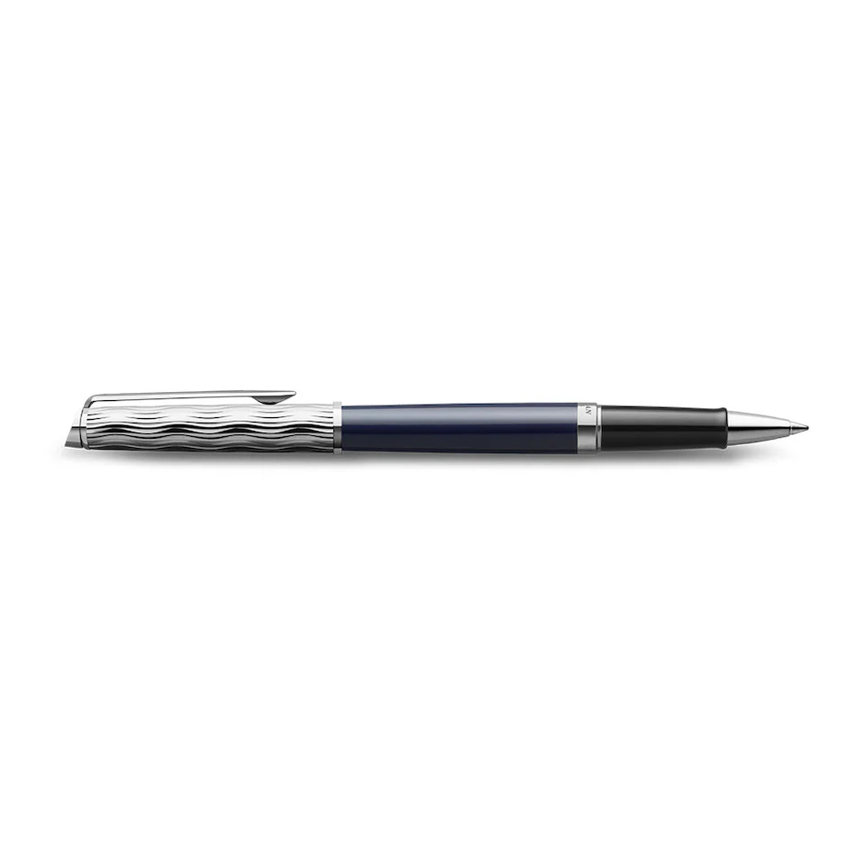 Waterman Hemisphere Rollerball Pen Special Edition Blue with Chrome Trim - Image 3