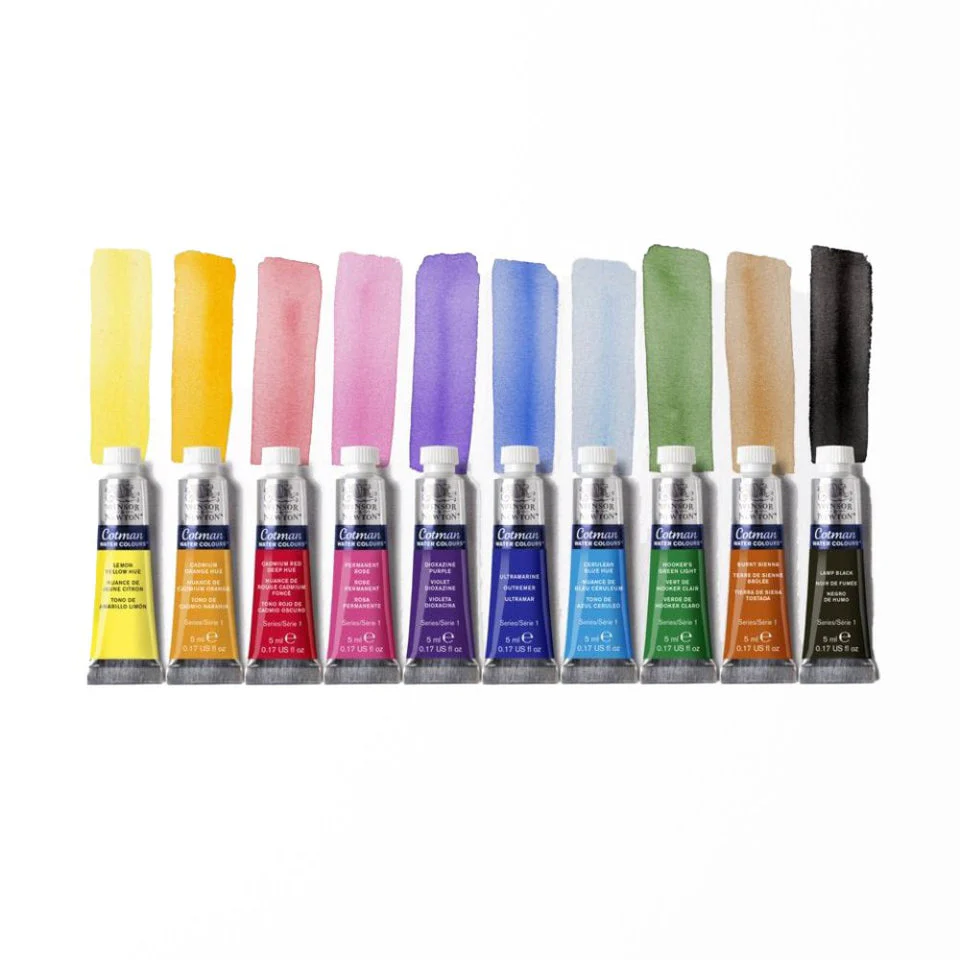 Winsor & Newton Cotman Watercolour 5ml Tube Set - Image 2