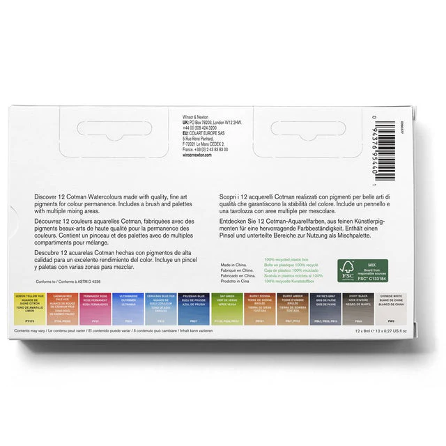 Winsor & Newton Cotman Watercolour Tube Travel Set - Image 6