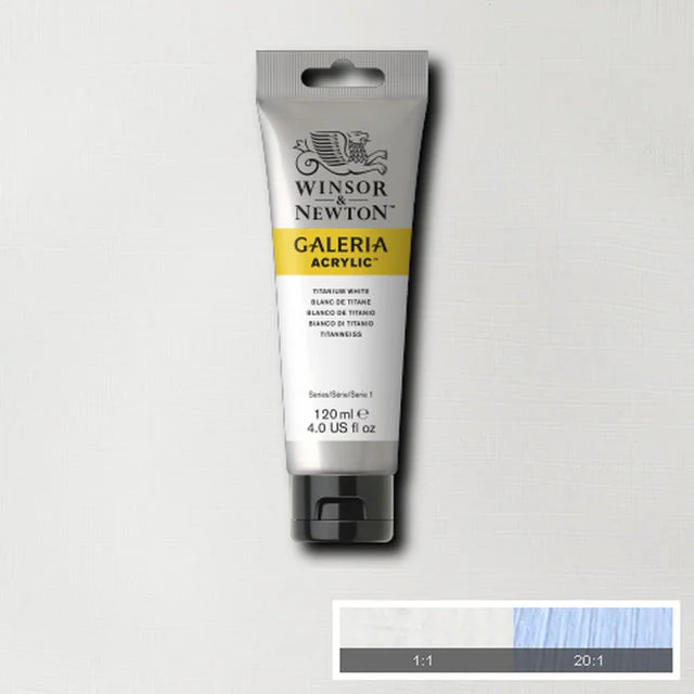 Winsor & Newton Galeria Acrylic Colour 120ml Titanium White