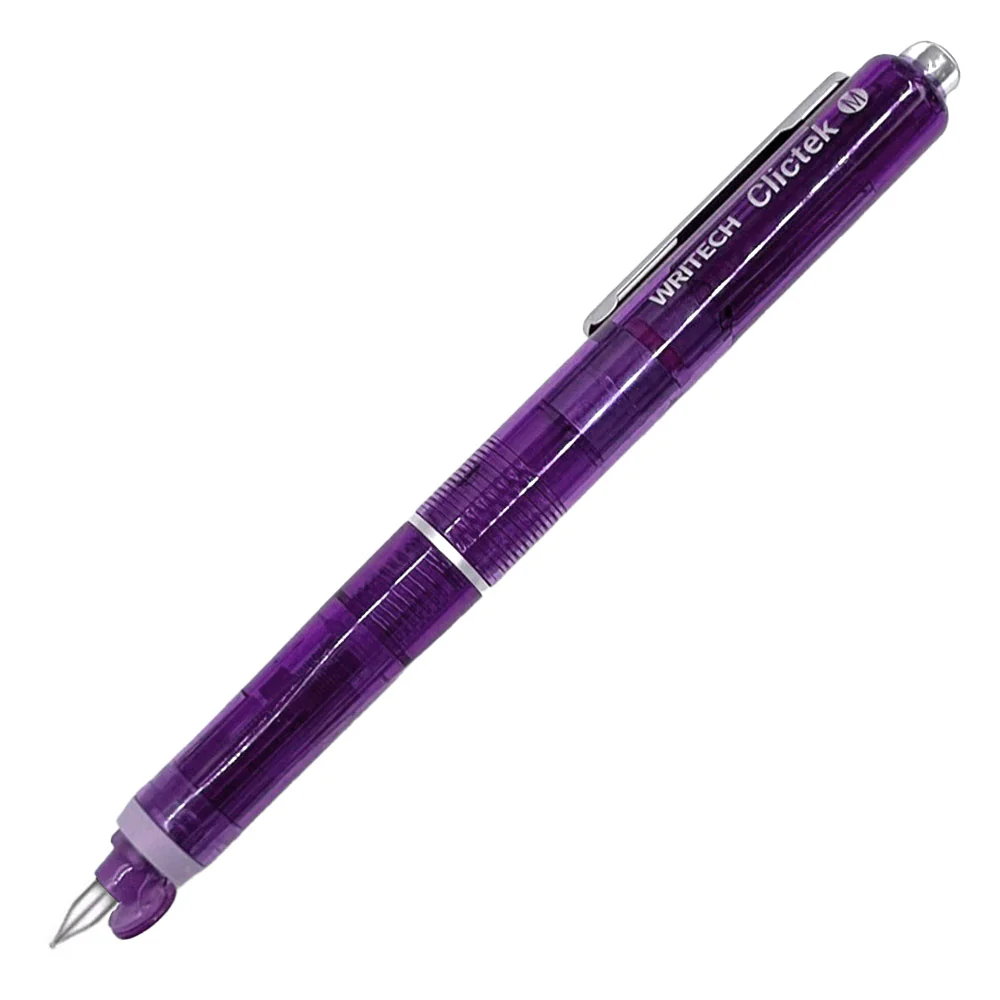WRITECH Retractable Fountain Pen Transparent - Image 3