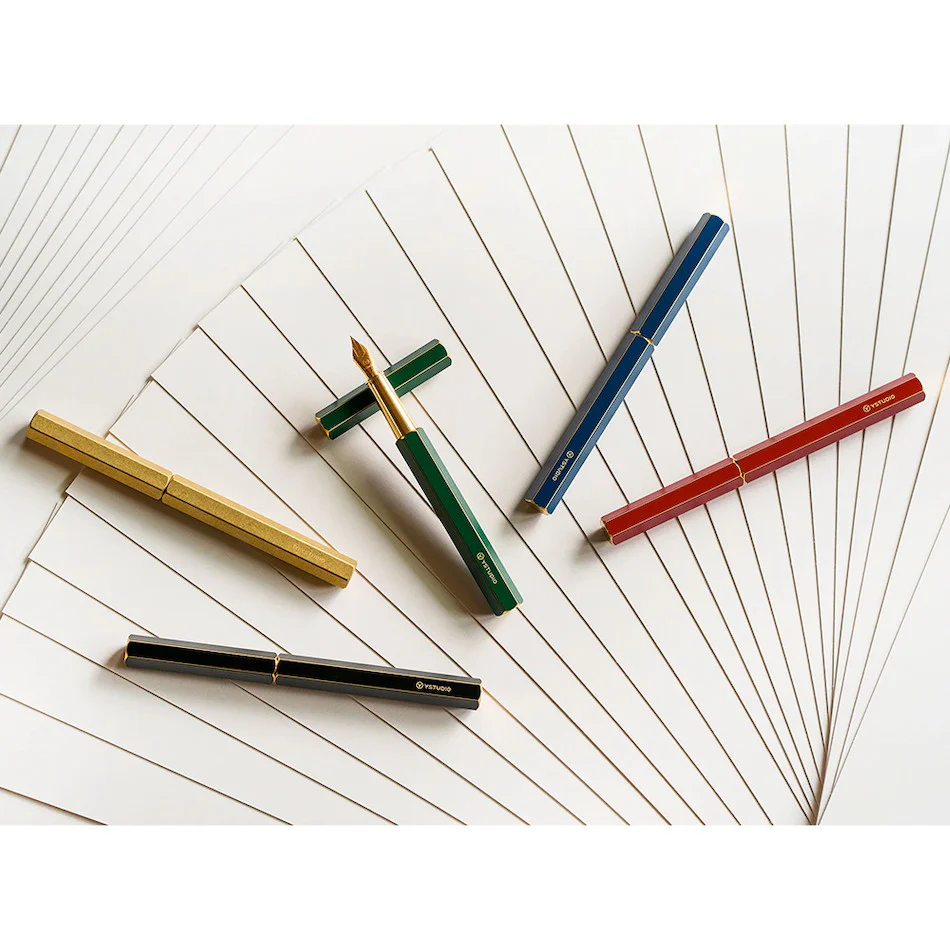 YStudio Classic Revolve Fountain Pen Black - Image 2
