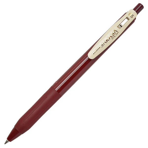 Zebra Sarasa Clip Gel Rollerball Pen 0.5 Vintage Colours